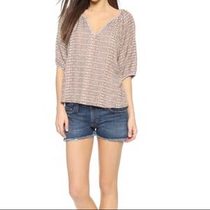 Ace & jig raffia top meadow funcheck